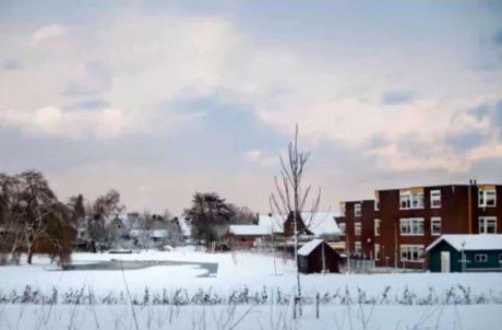 Winter landschap foto project nadat deze is bewerkt met Lightroom. Leer in deze online cursus hoe je foto's bewerkt
