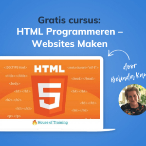 Gratis cursus Programmeren in HTML