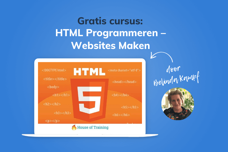 Gratis cursus Programmeren in HTML