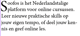 In Adobe InDesign kun je teksten op een leuke manier opmaken