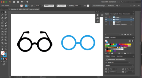 Stap 4 Illustrator logo designen