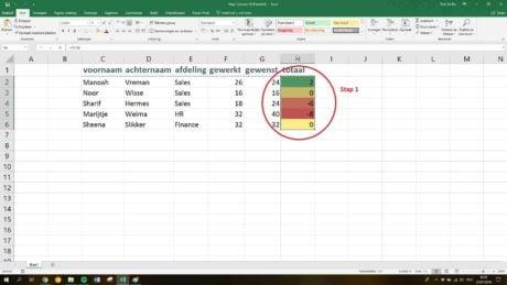 Macro maken in Excel: Stap 4