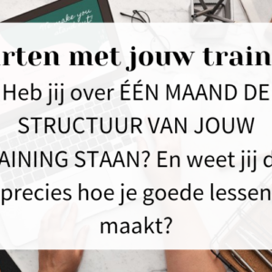 Leer hoe je jouw eigen online training kunt maken