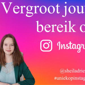 In de cursus leer je hoe je je bereik op instagram kunt vergroten