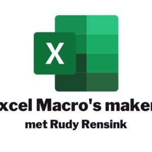 Online cursus Macro's maken in Excel