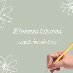 Online cursus bloemen tekenen voor kinderen