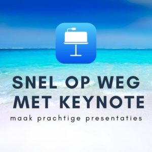 Online cursus waarin je leert hoe je snel en gemakkelijk de mooiste presentaties te maken in Keynote.