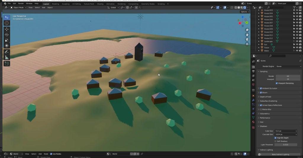 Leer objecten schalen, verplaatsen en transformeren in 3D met Blender