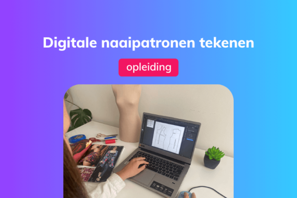 Cursusafbeelding opleiding digitale naaipatronen tekenen met Marja Groot op Soofos