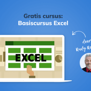 Cursusafbeelding gratis basiscursus Excel door Rudy Rensink op Soofos