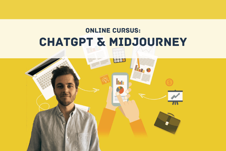 Cursusafbeelding online cursus Chatgpt en Midjourney door Paul Bakker op Soofos
