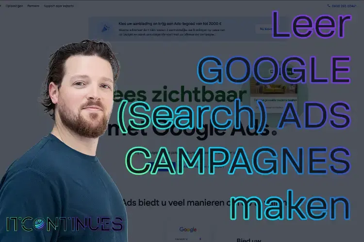Cursusafbeelding Online cursus Leer Google Search Ads Campagnes maken