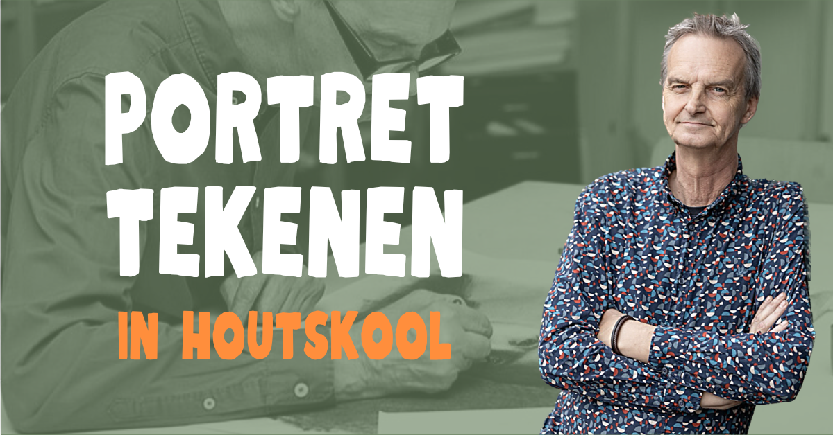 Teken portretten in houtskool